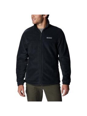 Mens Fleece Jacket Full Zip Steens Mountain Outdoor Lightweight Warm Winter Coat